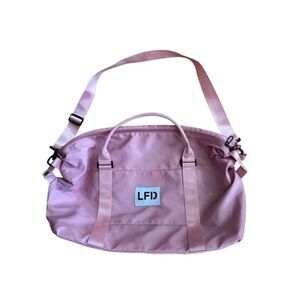 Fate by LFD Pink Travel Tote Bag in Bubble Gum Pink 24W x 15L